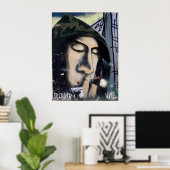 Graffiti - Inhalieren Poster (Heimbüro)
