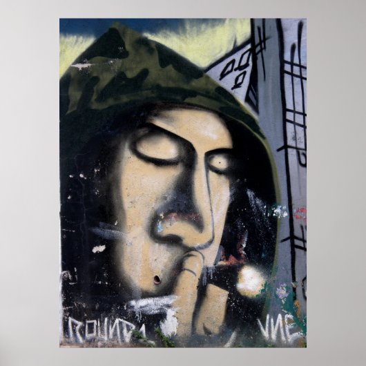 Graffiti - Inhalieren Poster (Vorne)