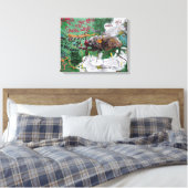 Graffiti insect - Canvas Leinwanddruck (Insitu (Schlafzimmer))