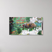 Graffiti insect - Canvas Leinwanddruck (Vorderseite)