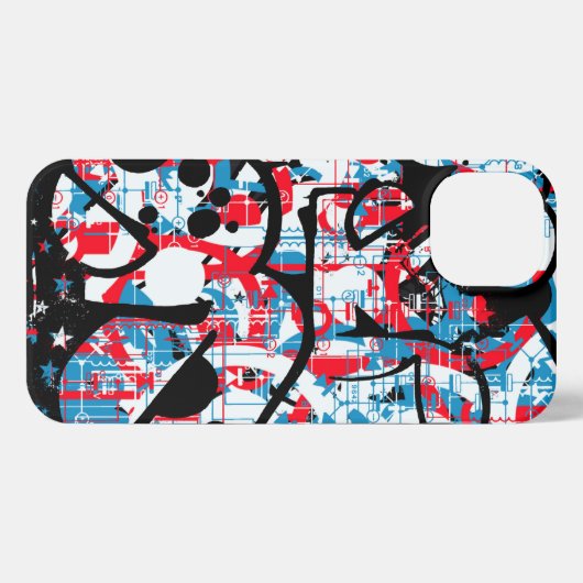 Graffiti iPhone Hülle (Rückseite (Horizontal))