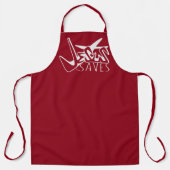 GRAFFITI JESUS RETTE CHRISTLICH SCHÜRZE (Vorderseite)