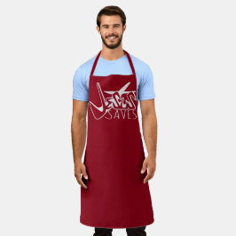 GRAFFITI JESUS RETTE CHRISTLICH SCHÜRZE