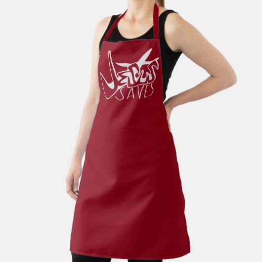 GRAFFITI JESUS RETTE CHRISTLICH SCHÜRZE (InSitu)