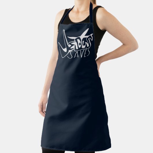 GRAFFITI JESUS RETTE CHRISTLICH SCHÜRZE (InSitu)