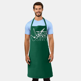 GRAFFITI JESUS RETTE CHRISTLICH SCHÜRZE