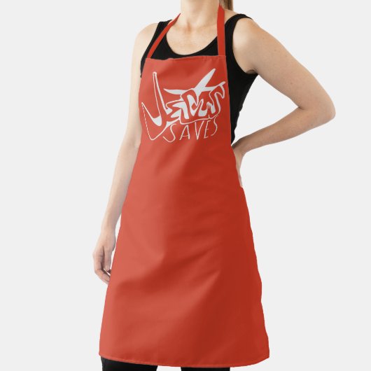 GRAFFITI JESUS RETTE CHRISTLICH SCHÜRZE (InSitu)