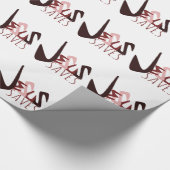 GRAFFITI JESUS RETTE rot Geschenkpapier (Ecke)