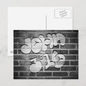 Graffiti John 3:16 Postkarte (Vorne/Hinten)