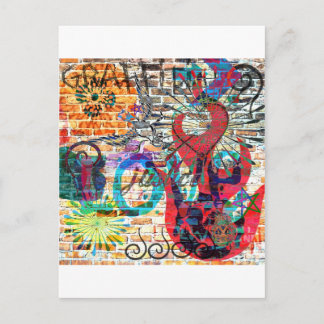 Graffiti-Justiz Postkarte