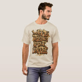 Graffiti-Kaffee-Zitat T-Shirt (Vorne ganz)