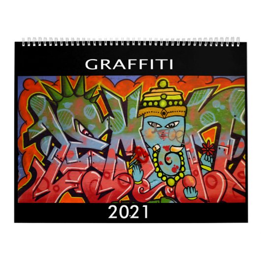 Graffiti-Kalender 2021 Kalender (Titelbild)