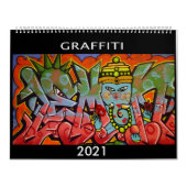 Graffiti-Kalender 2021 Kalender (Titelbild)