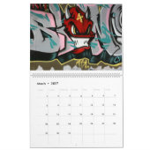 Graffiti-Kalender 2021 Kalender (Mär 2027)