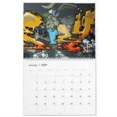 Graffiti-Kalender 2021 Kalender (Jan 2027)