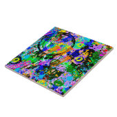 Graffiti-Karneval 2 Fliese (Seite)