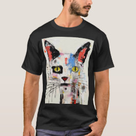 Graffiti-Katze Urban Cool Feline T-Shirt