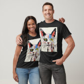 Graffiti-Katze Urban Cool Feline T-Shirt (Unisex)
