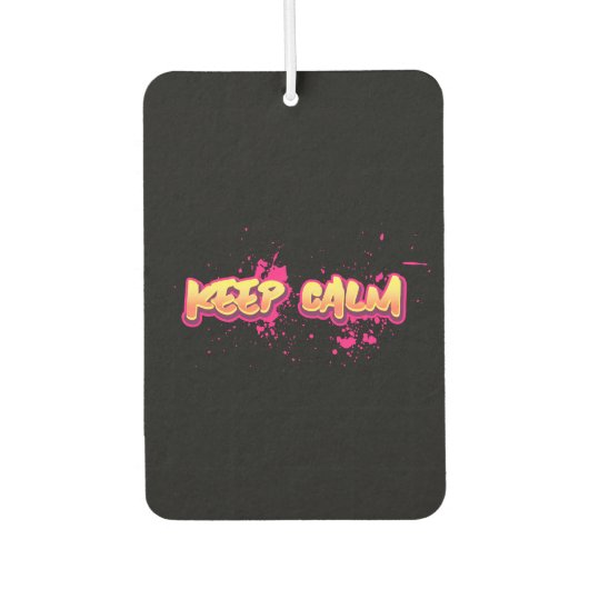 Graffiti KEEP CALM Lufterfrischer – Fette Street A (Vorderseite)