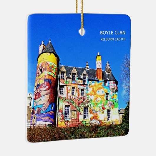 Graffiti Kelburn Castle Boyle Clan Tree Ornament (Rechts)