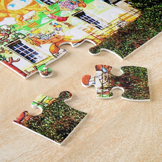 Graffiti Kelburn Castle Scotland Boyle Clan Puzzle (Seite)