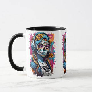 Graffiti-Keramik Tasse