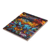 Graffiti Keramik Tile Fliese (Seite)