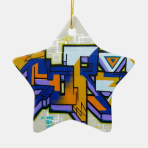Graffiti Keramikornament