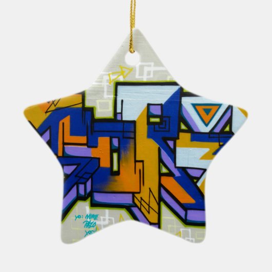 Graffiti Keramikornament (Vorne)