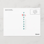 Graffiti Kimono Postkarte (Rückseite)