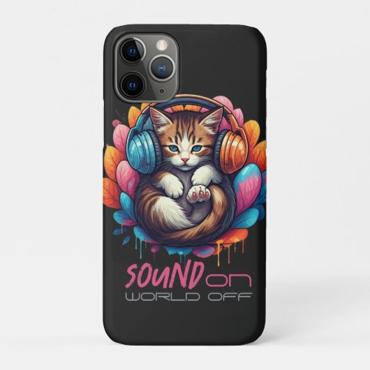 Graffiti Kitten Vibe - Brown Tabby Case-Mate iPhone Hülle (Rückseite)