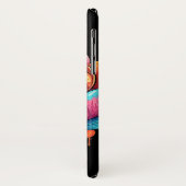 Graffiti Kitty Vibe Case - Black (Hinten/Links)
