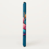 Graffiti Kitty Vibe Case - Brown Tabby (Hinten/Rechts)