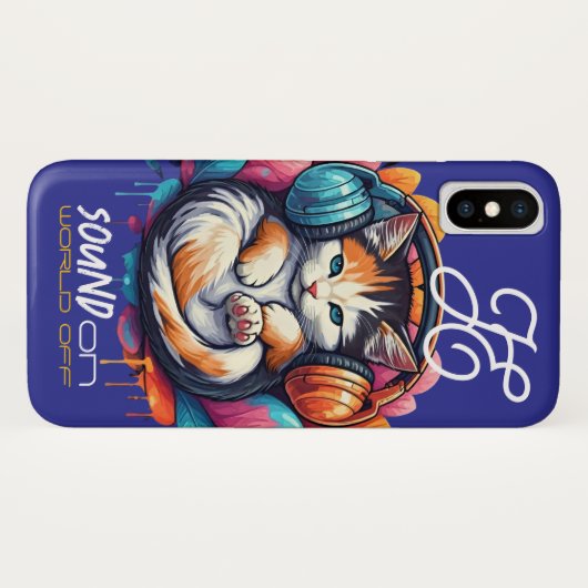 Graffiti Kitty Vibe Case - Calico (Rückseite (Horizontal))