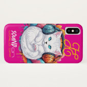 Graffiti Kitty Vibe Case - White (Rückseite (Horizontal))
