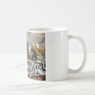 Graffiti-Klassik-Weißer Becher Kaffeetasse