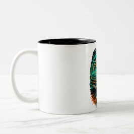 Graffiti-Klassiker-Automug Zweifarbige Tasse