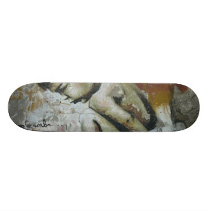 Graffiti kleiner Junge Skateboard