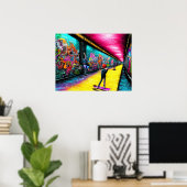 Graffiti kommt in Live-Poster Poster (Heimbüro)