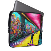 Graffiti kommt zum Leben Laptopschutzhülle (Vorne Rechts)