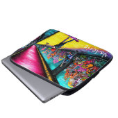 Graffiti kommt zum Leben Laptopschutzhülle (Vorne Knopf)