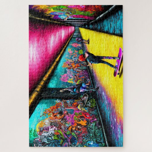 Graffiti kommt zum Leben Puzzle (Vertikal)