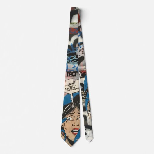 Graffiti Krawatte Berlin (Vorderseite)