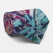 Graffiti-Krawatte Krawatte (Gerollt)