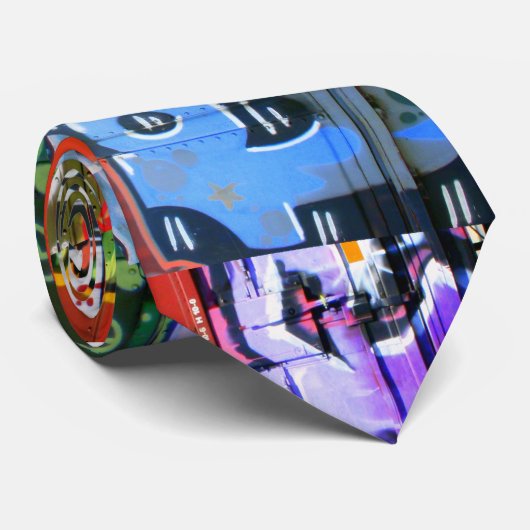 Graffiti-Krawatte Krawatte (Gerollt)