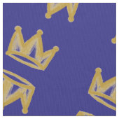 Graffiti-Krone im Street-Stil Stoff (Nahaufnahme)