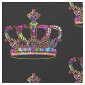 Graffiti-Krone Stoff (Nahaufnahme)