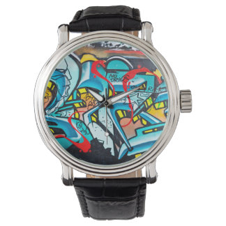 Graffiti Kunst Armbanduhr