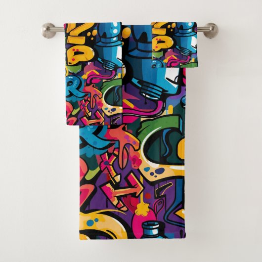 Graffiti-Kunst Badhandtuch Set (Insitu)