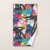 Graffiti-Kunst Badhandtuch Set (Handtuch)